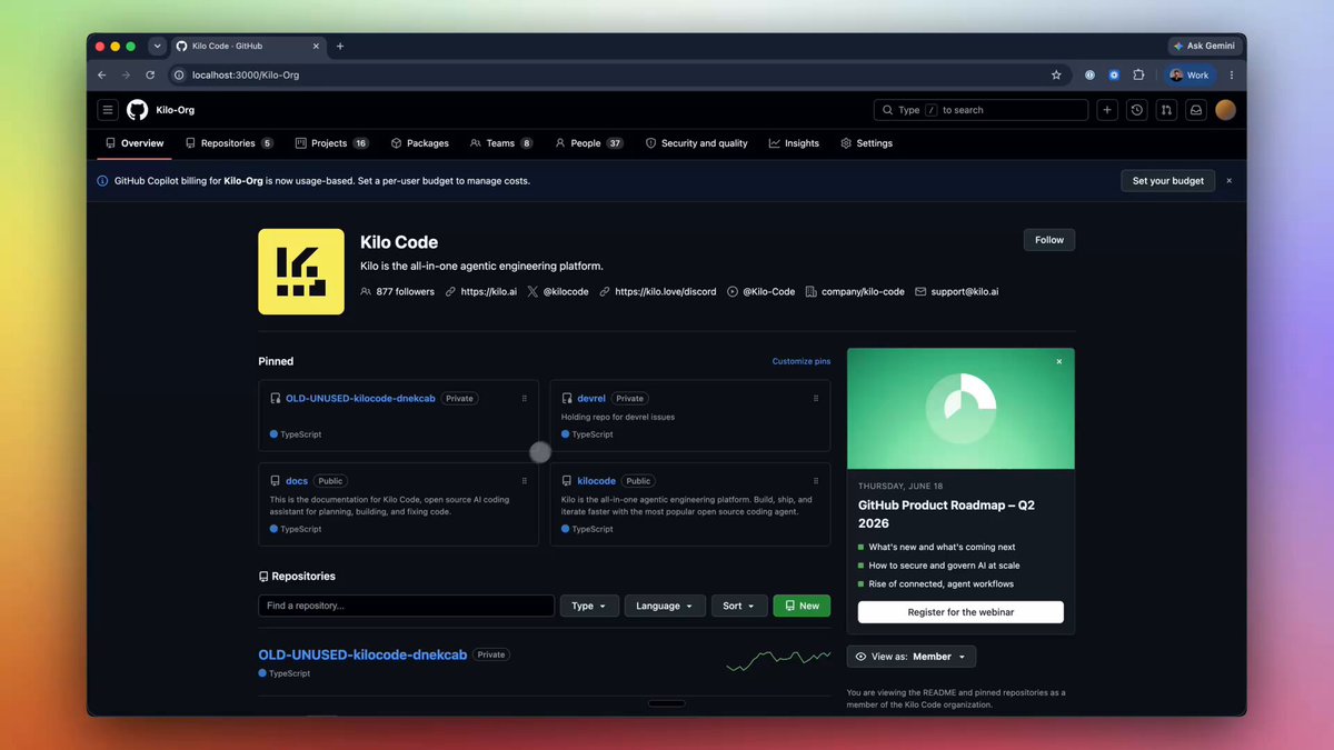 GitHub Replica from a Screenshot